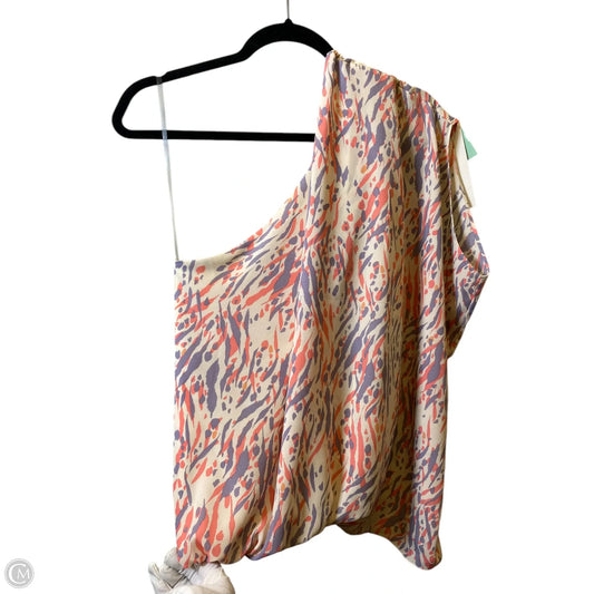 Top Short Sleeve By Tyche In Multi-colored, Size: S