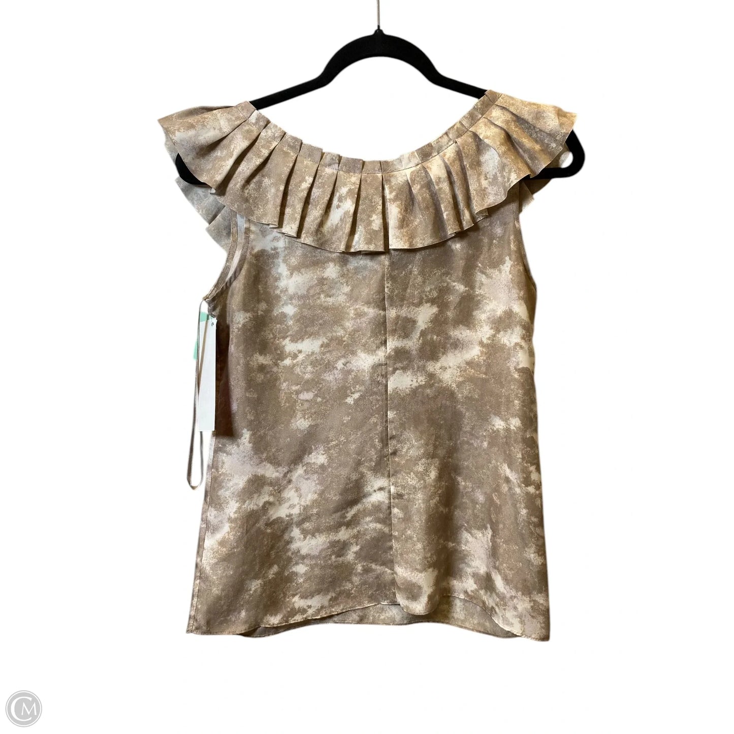 Top Sleeveless By Banana Republic In Tan, Size: Xs