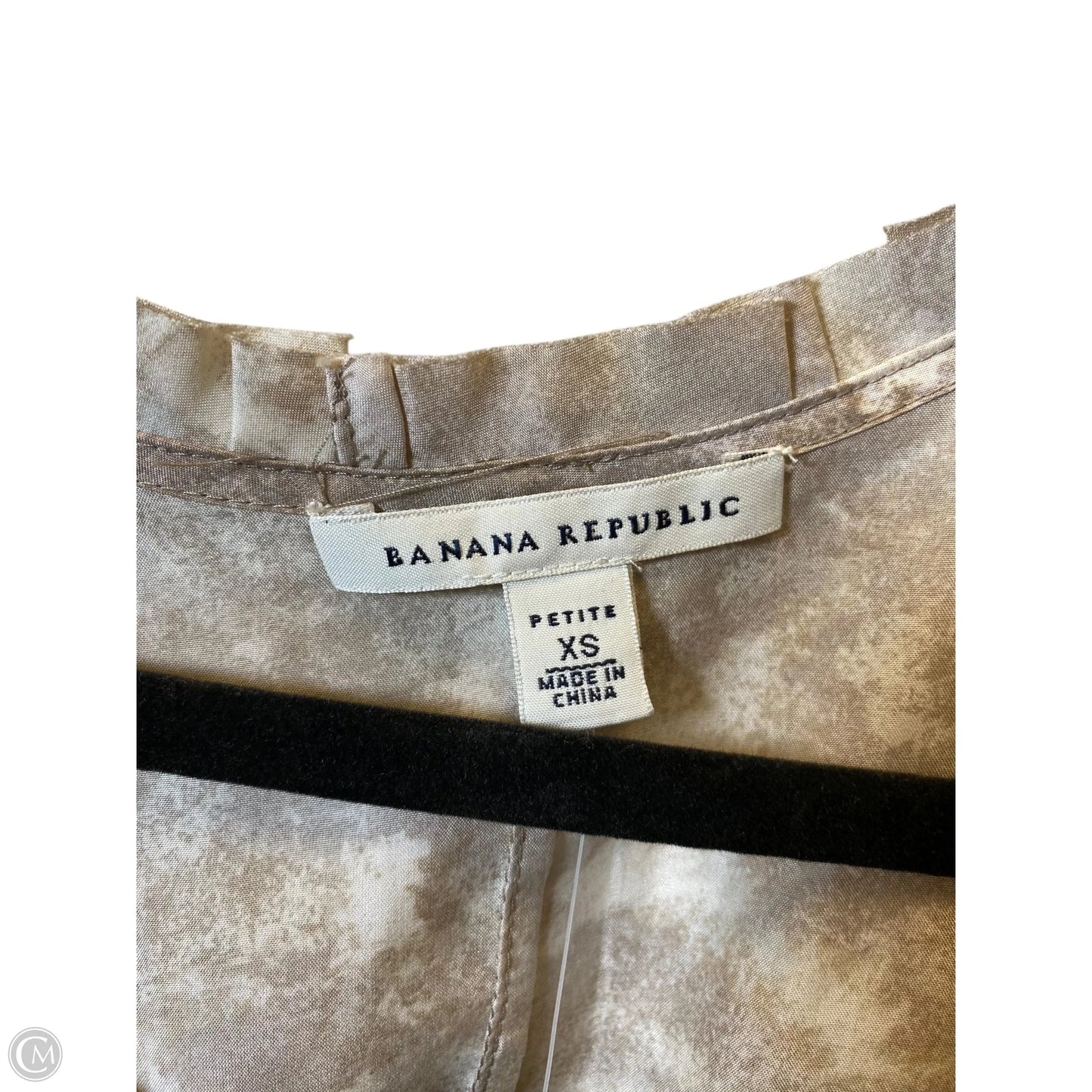 Top Sleeveless By Banana Republic In Tan, Size: Xs