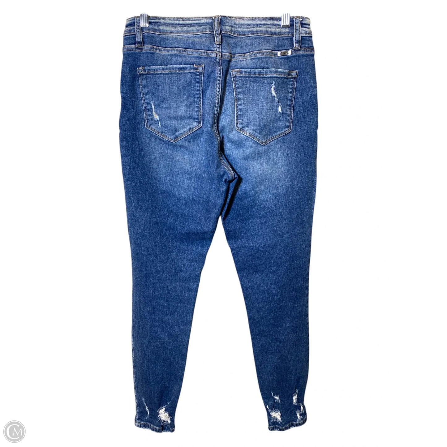 Jeans Skinny By Kancan In Blue Denim, Size: 8