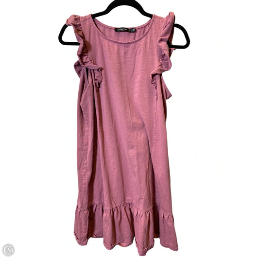 Dress Casual Midi By Doe & Rae In Pink, Size: L