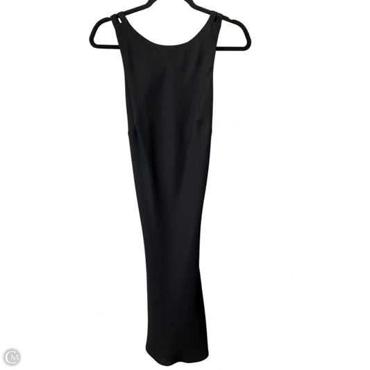 Dress Casual Midi By Chaps In Black, Size: M