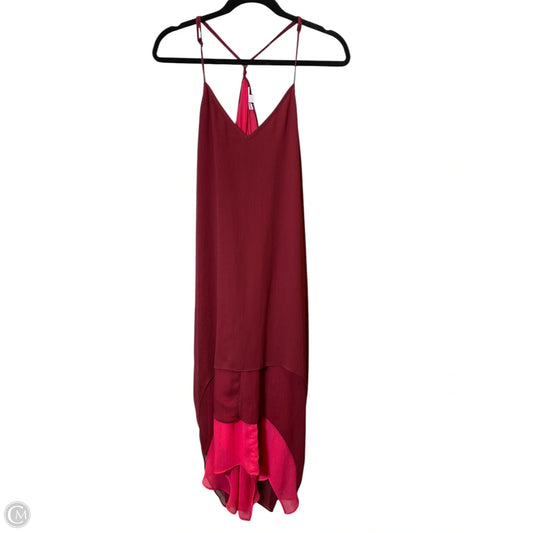 Dress Casual Midi By Bar Iii In Maroon, Size: M