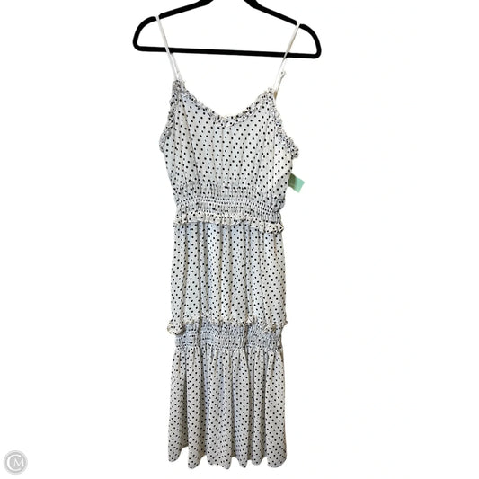 Dress Casual Midi By Melrose And Market In Polkadot Pattern, Size: Xl