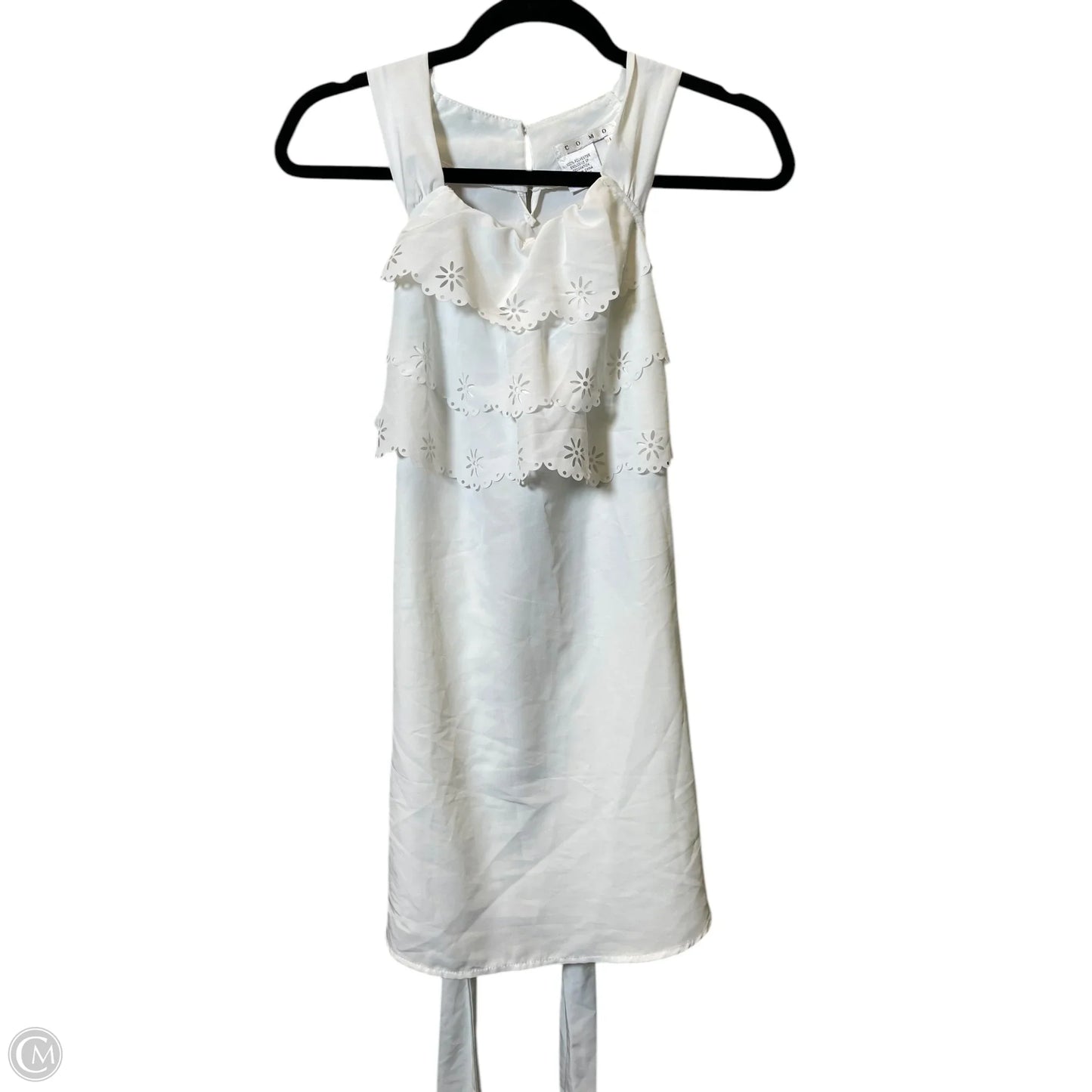 Top Sleeveless By Cmc In White, Size: L