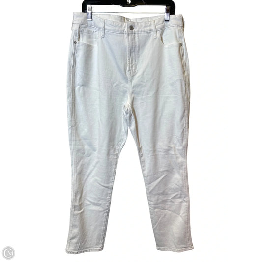 Jeans Straight By Old Navy In White, Size: 14
