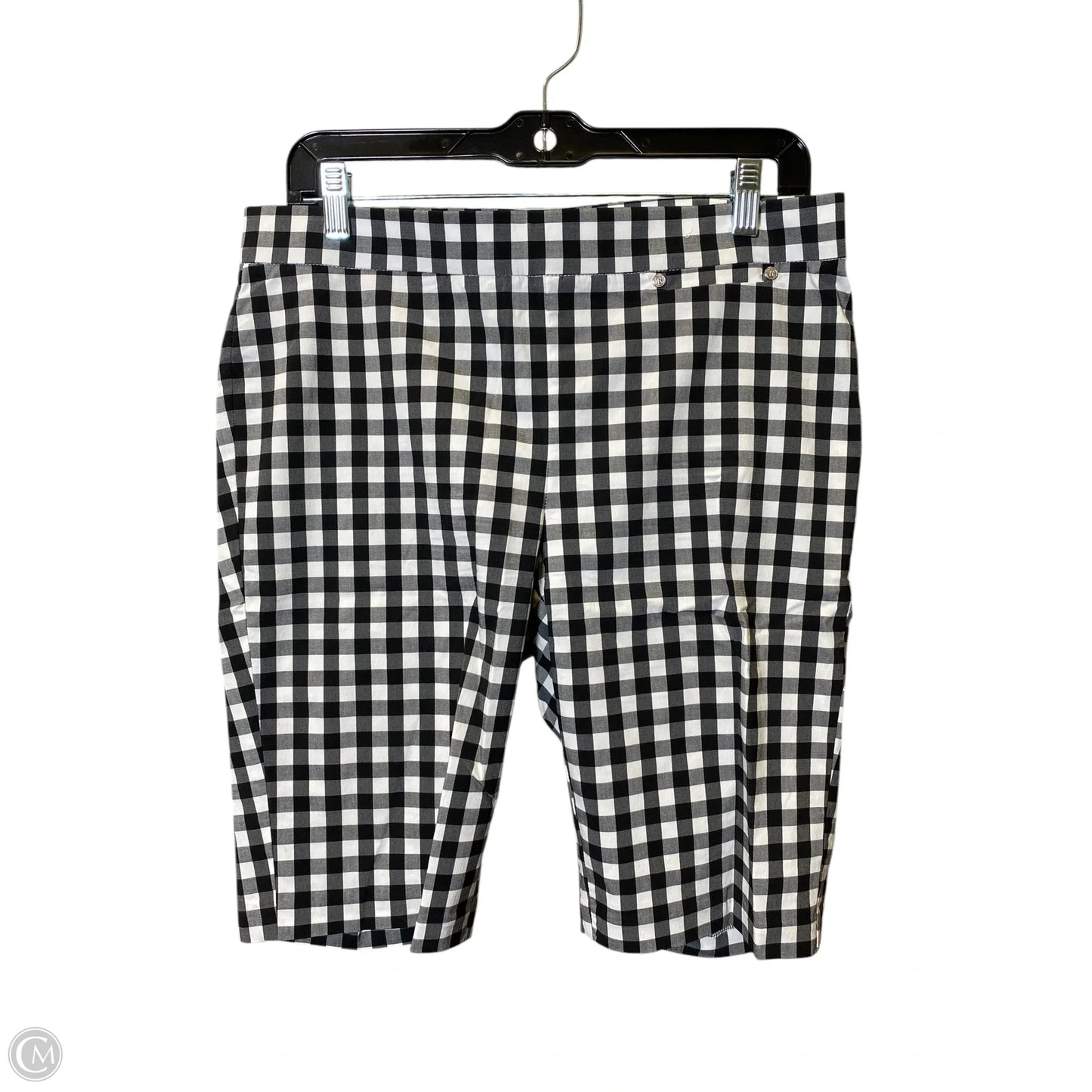 Shorts By Rafaella In Checkered Pattern, Size: M