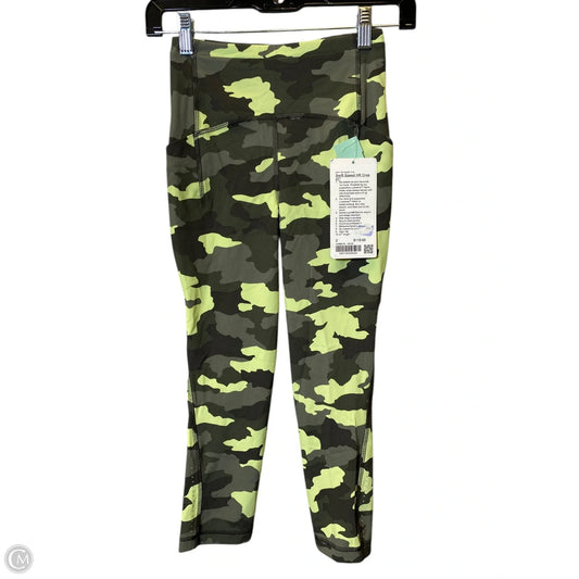 Athletic Leggings By Lululemon In Camouflage Print, Size: 2