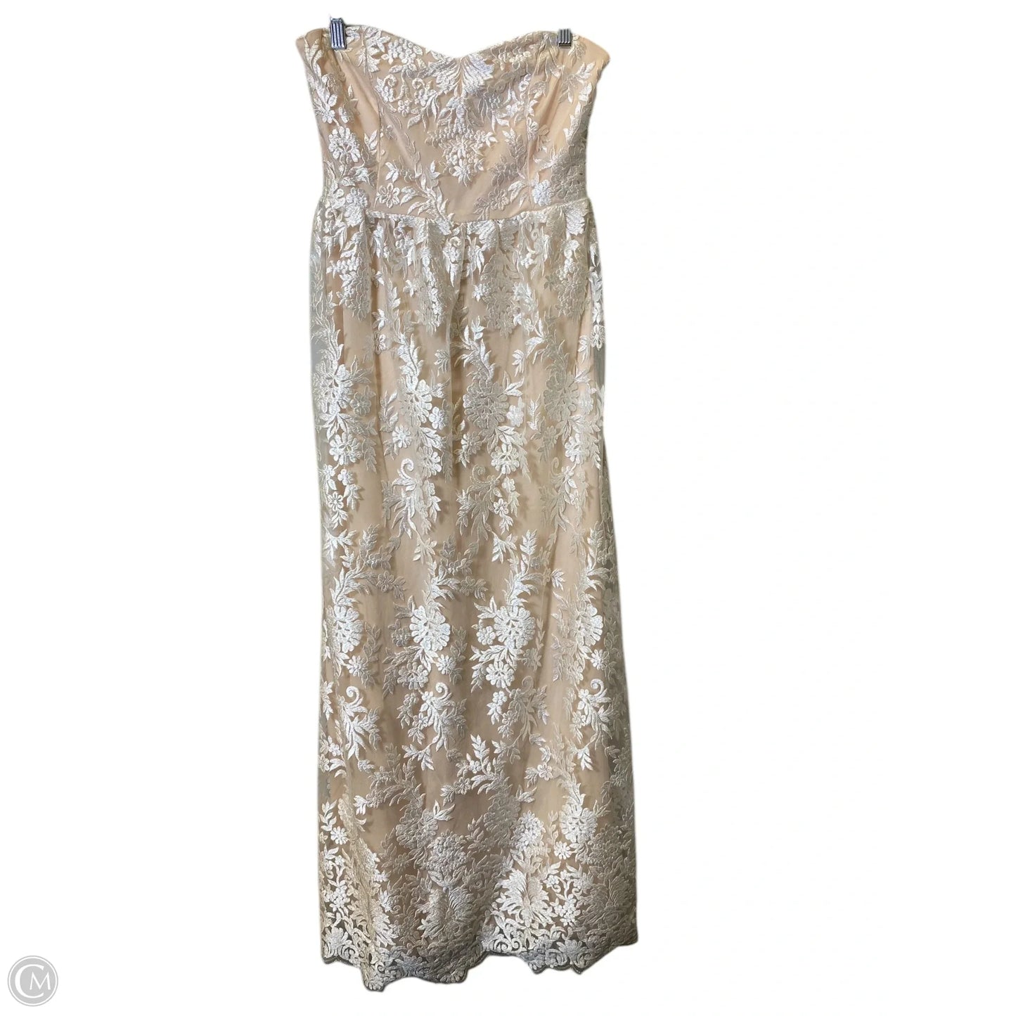 Dress Casual Maxi By Lulus In Pink & White, Size: M