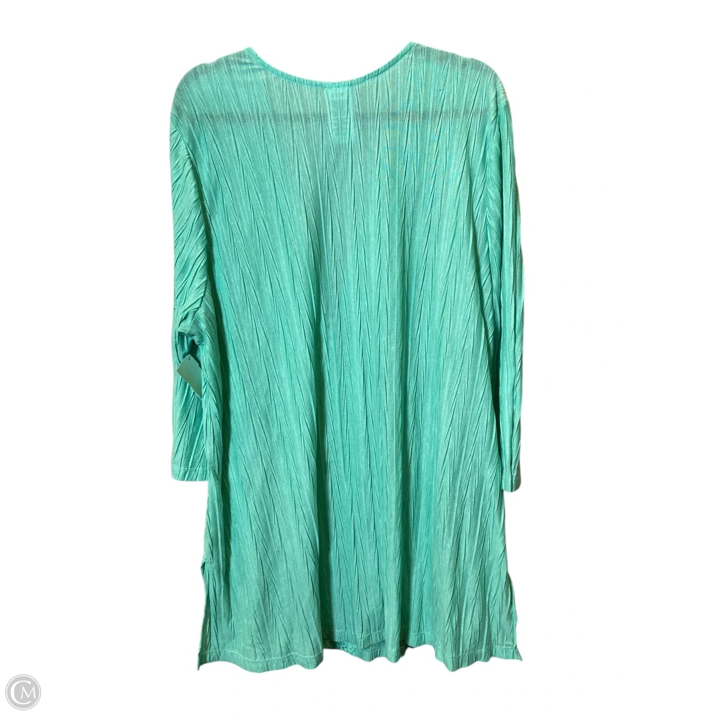 Top 3/4 Sleeve By Catalina In Green, Size: 3x