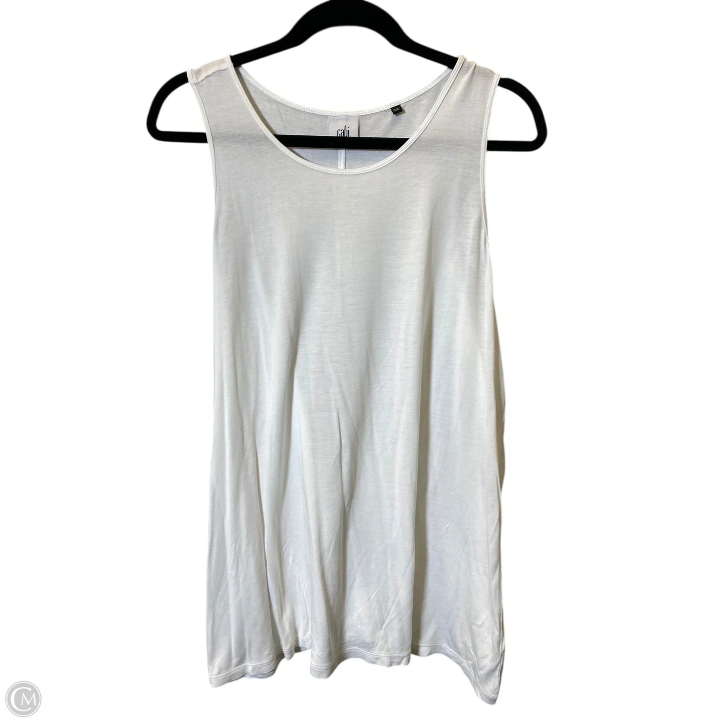 Top Sleeveless By Cabi In White, Size: Xl