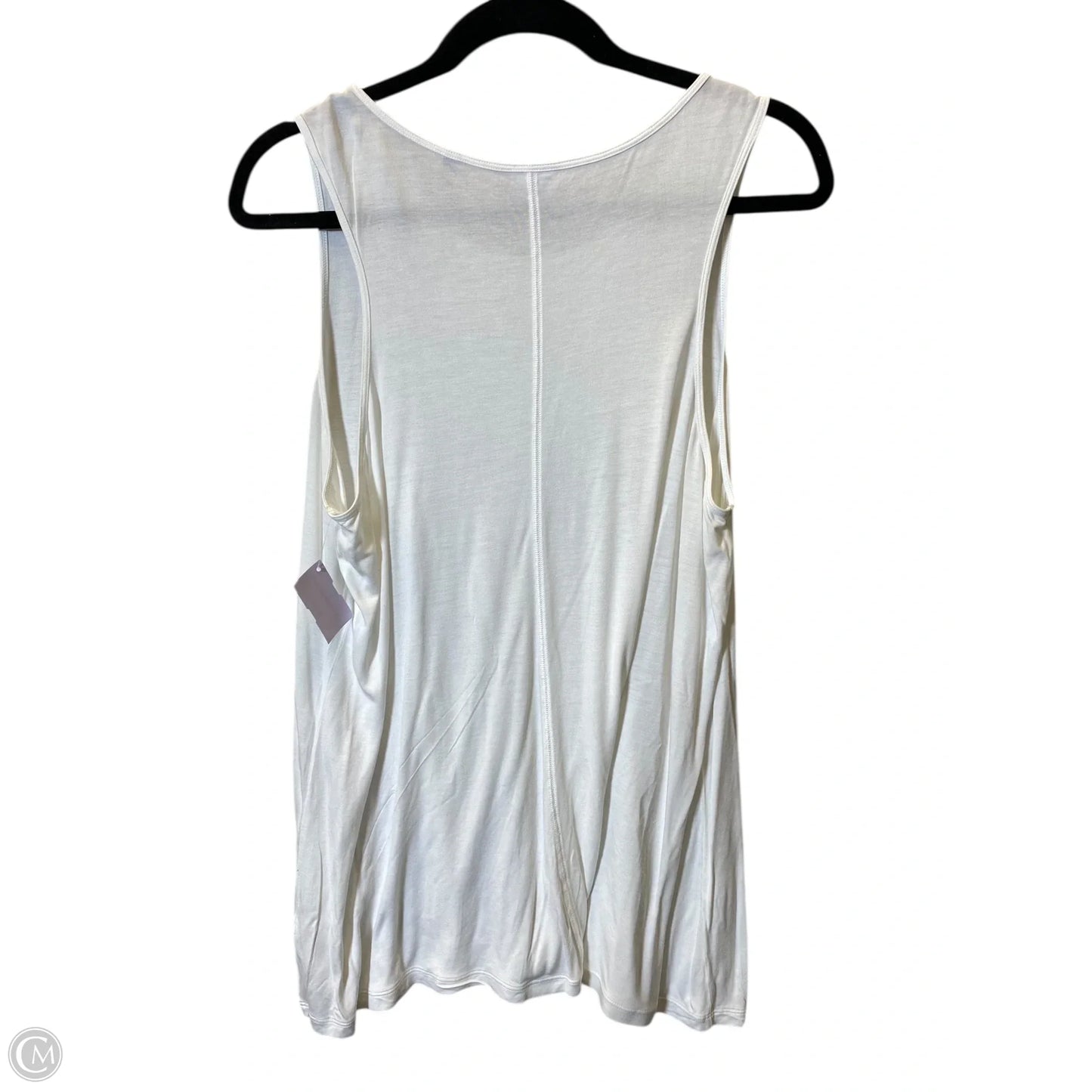 Top Sleeveless By Cabi In White, Size: Xl