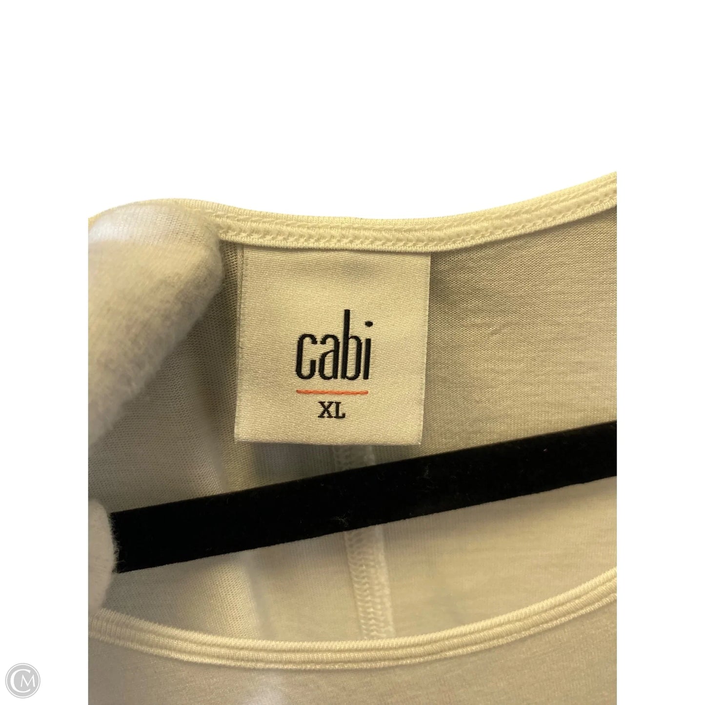 Top Sleeveless By Cabi In White, Size: Xl