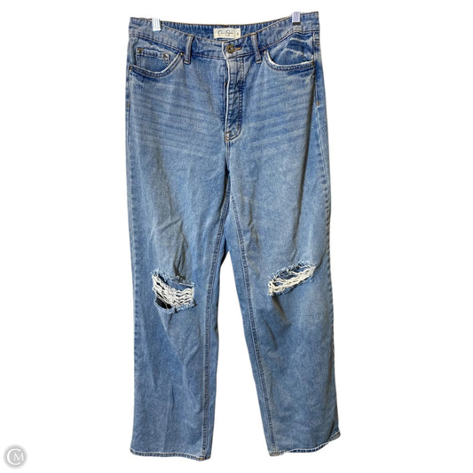 Jeans Wide Leg By Jessica Simpson In Blue Denim, Size: 6