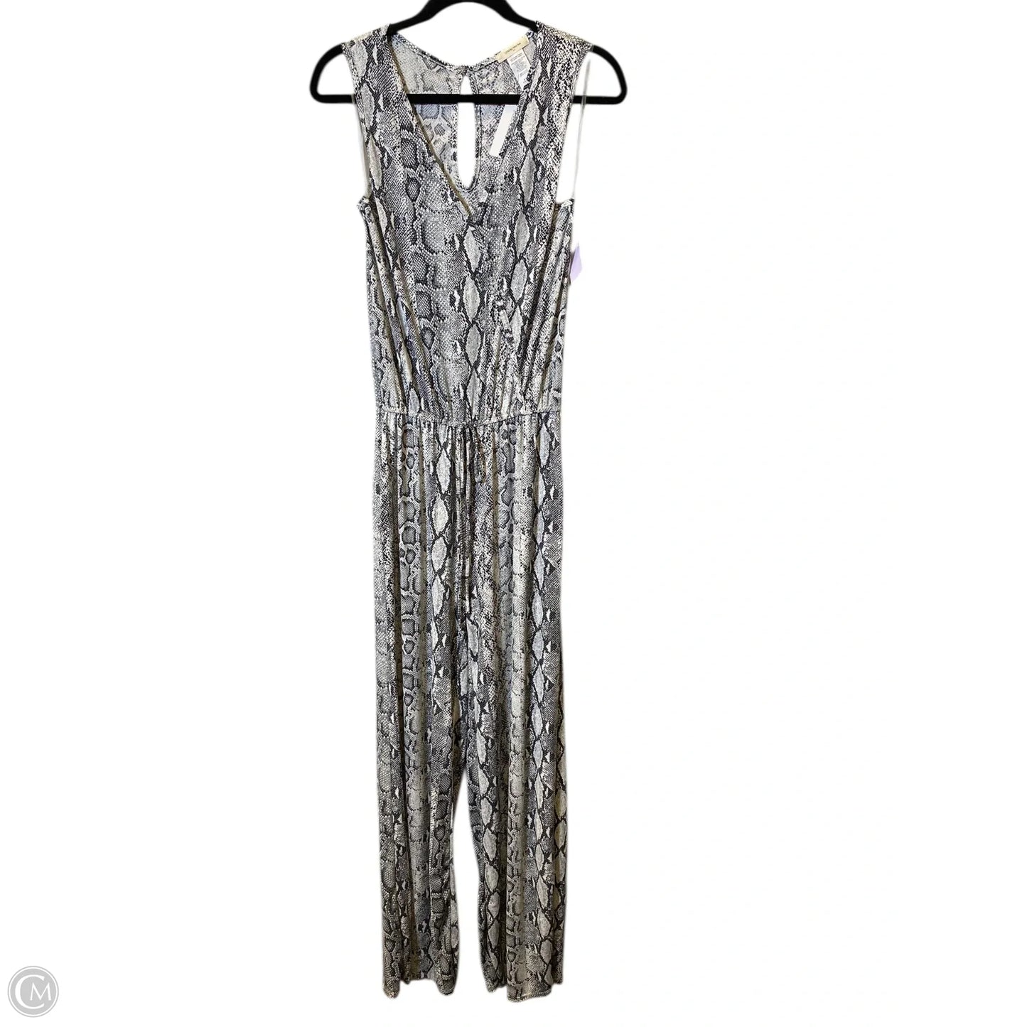 Jumpsuit By Clothes Mentor In Snakeskin Print, Size: M