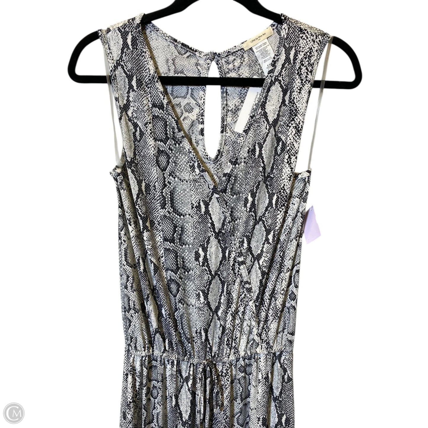 Jumpsuit By Clothes Mentor In Snakeskin Print, Size: M