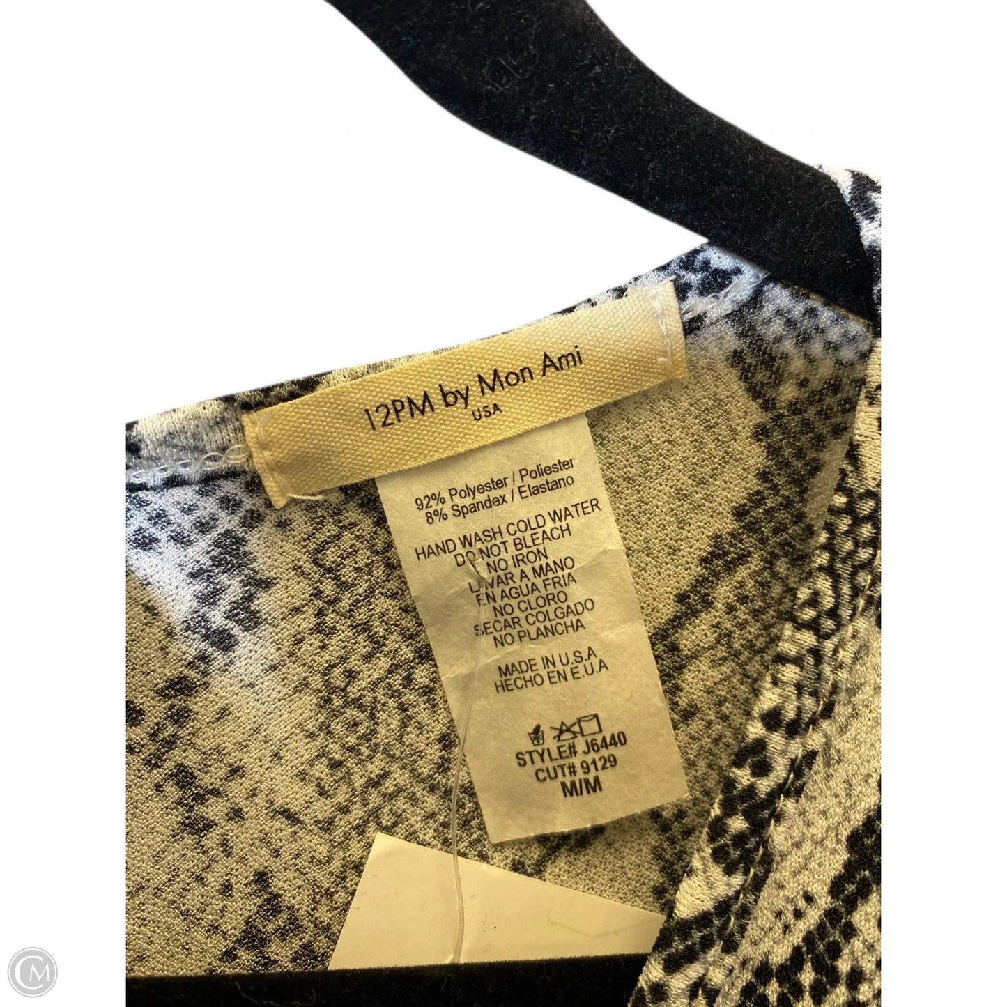Jumpsuit By Clothes Mentor In Snakeskin Print, Size: M