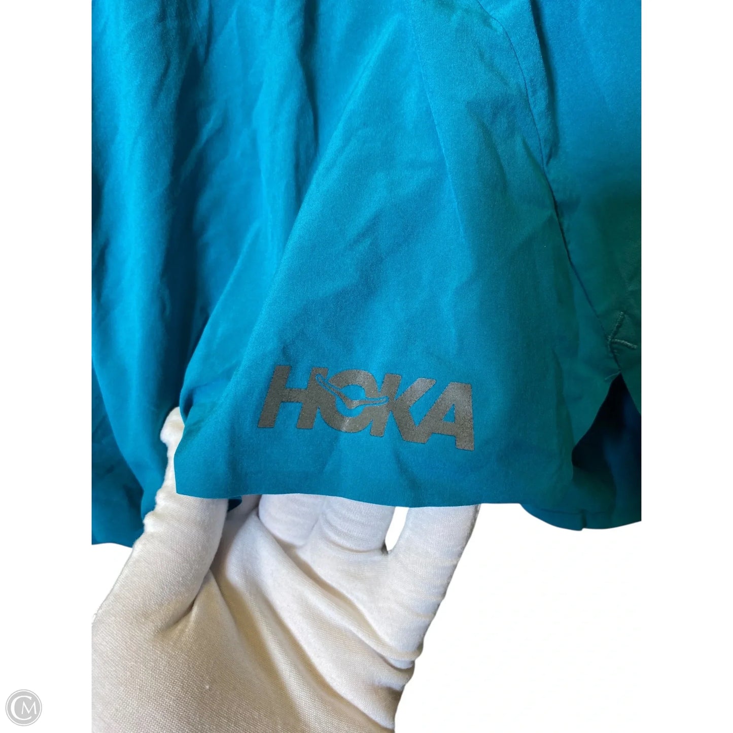 Athletic Shorts By Hoka In Blue, Size: S