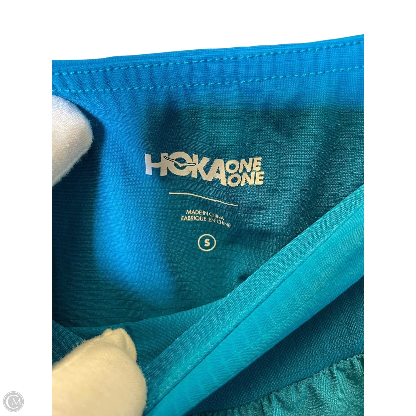 Athletic Shorts By Hoka In Blue, Size: S
