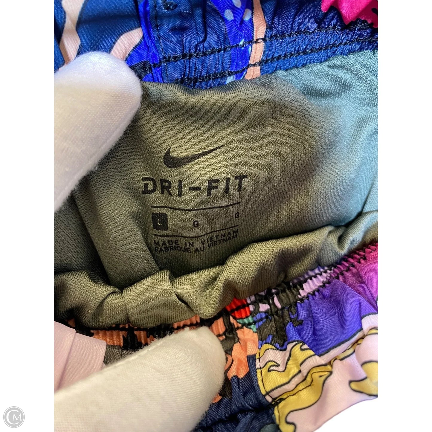 Athletic Shorts By Nike In Multi-colored, Size: L