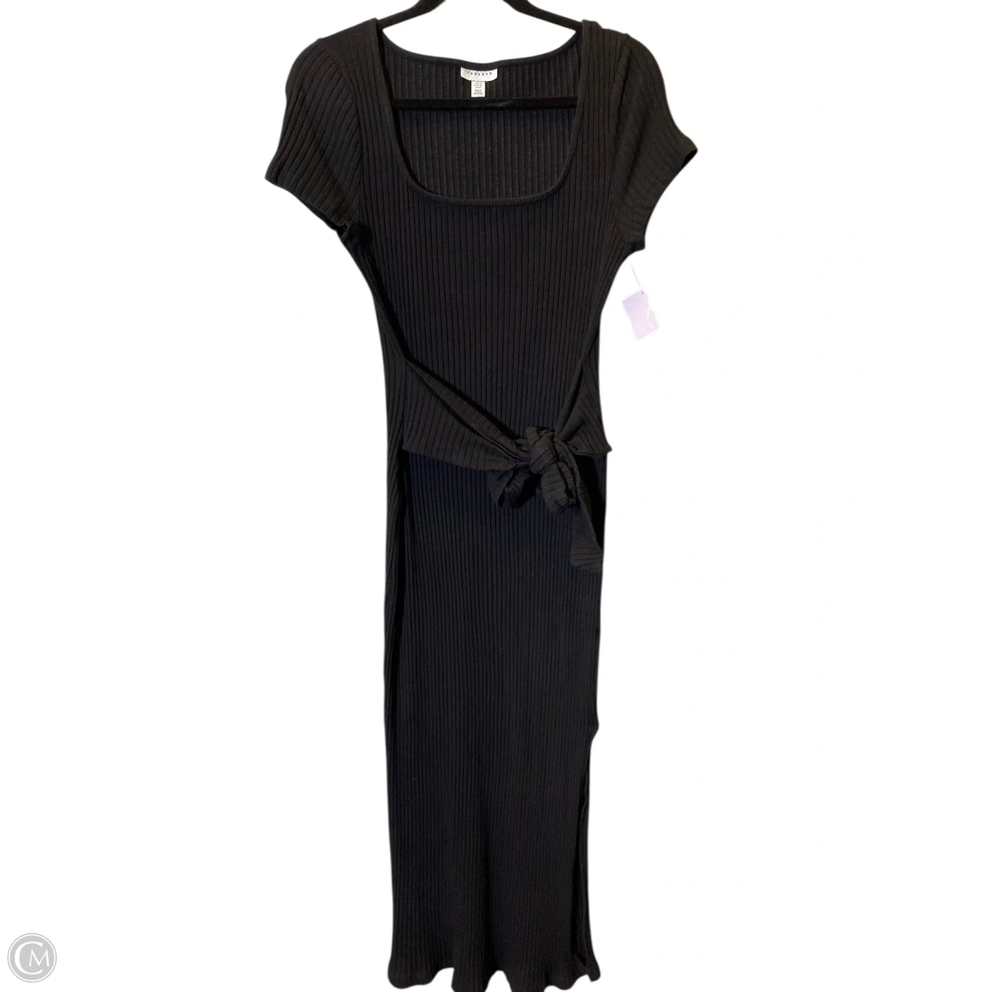 Dress Casual Midi By Top Shop In Black, Size: M