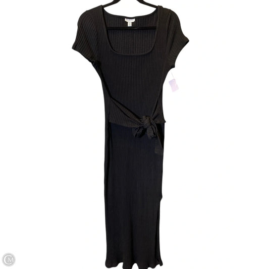 Dress Casual Midi By Top Shop In Black, Size: M