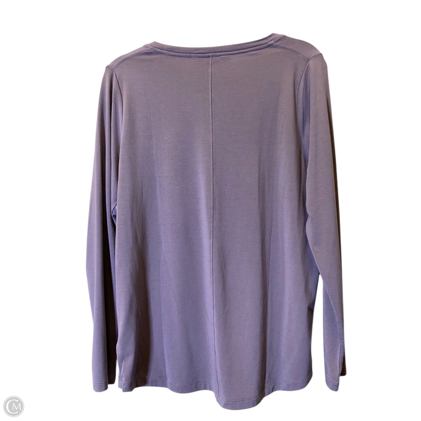 Athletic Top Long Sleeve Collar By Athleta In Purple, Size: S