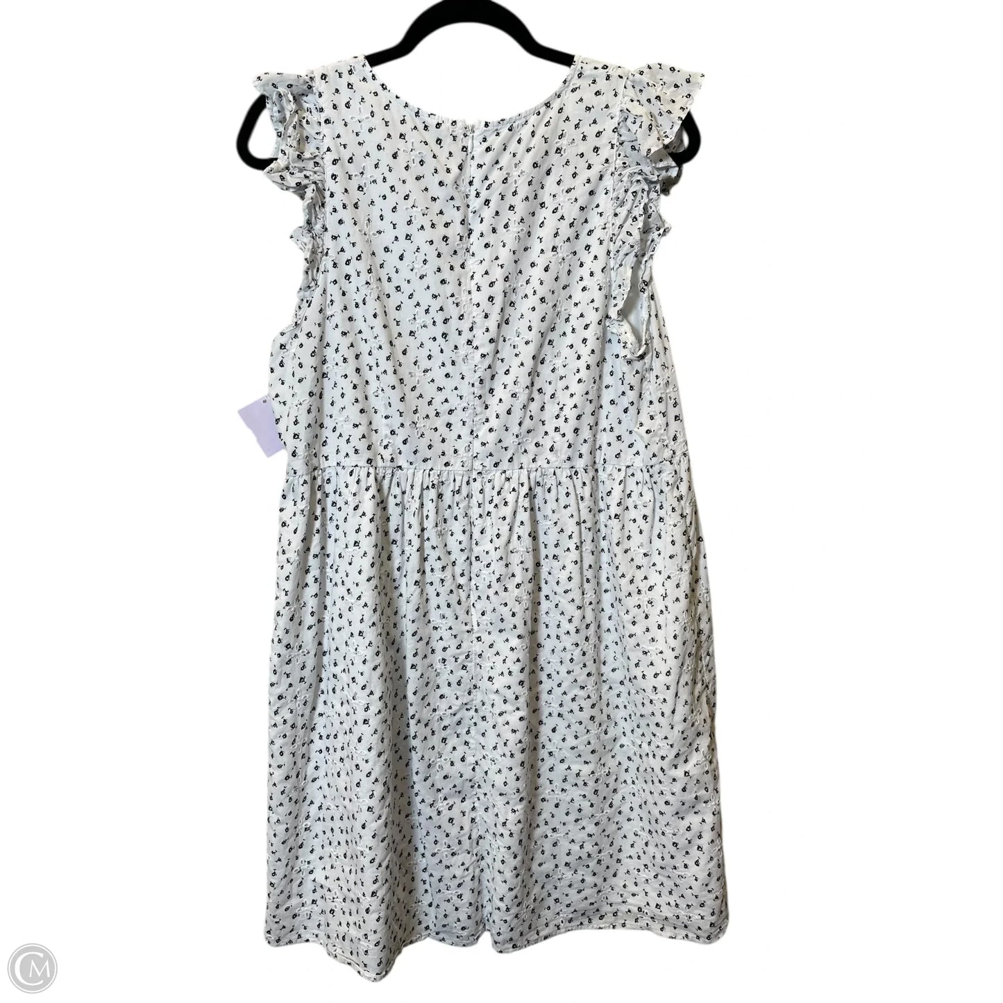 Dress Casual Midi By Loft In Black & White, Size: M