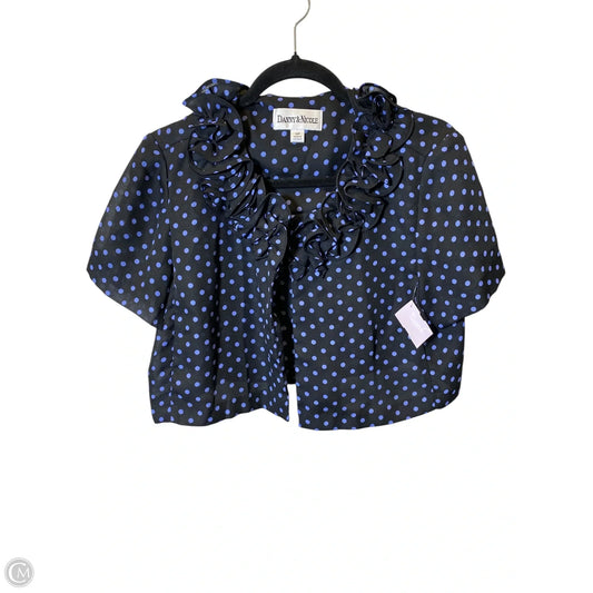 Cardigan By Dannyandnicole In Black & Blue, Size: Xlp