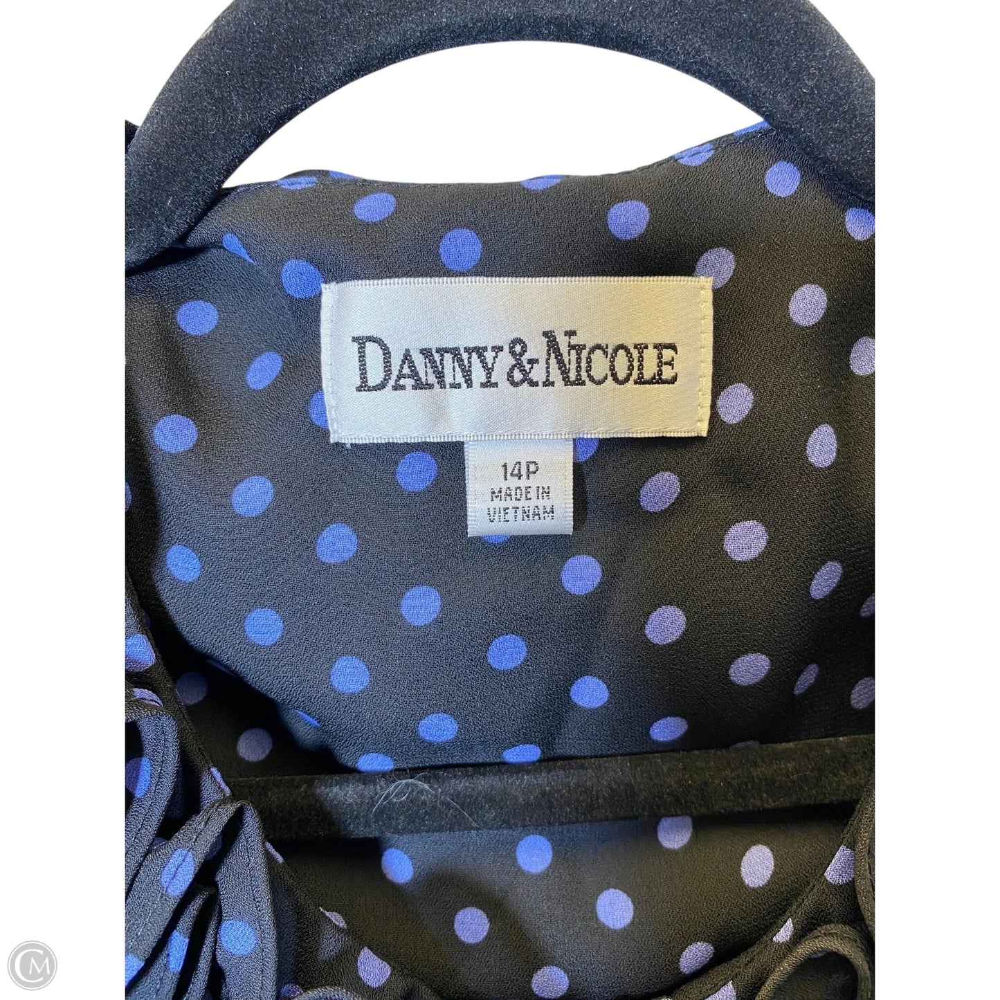 Cardigan By Dannyandnicole In Black & Blue, Size: Xlp