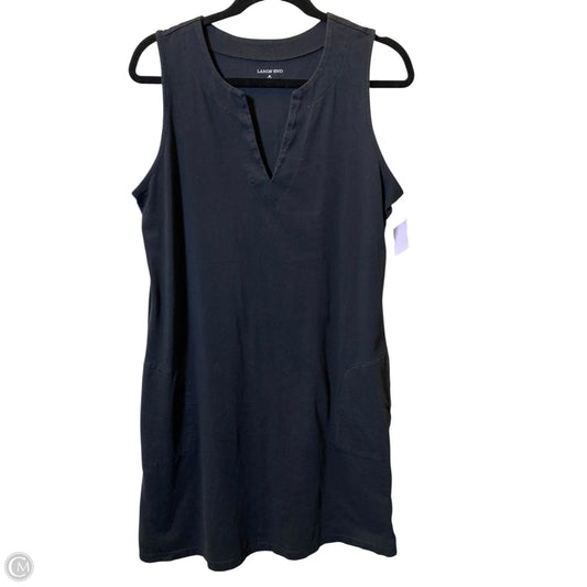 Dress Casual Midi By Lands End In Black, Size: M