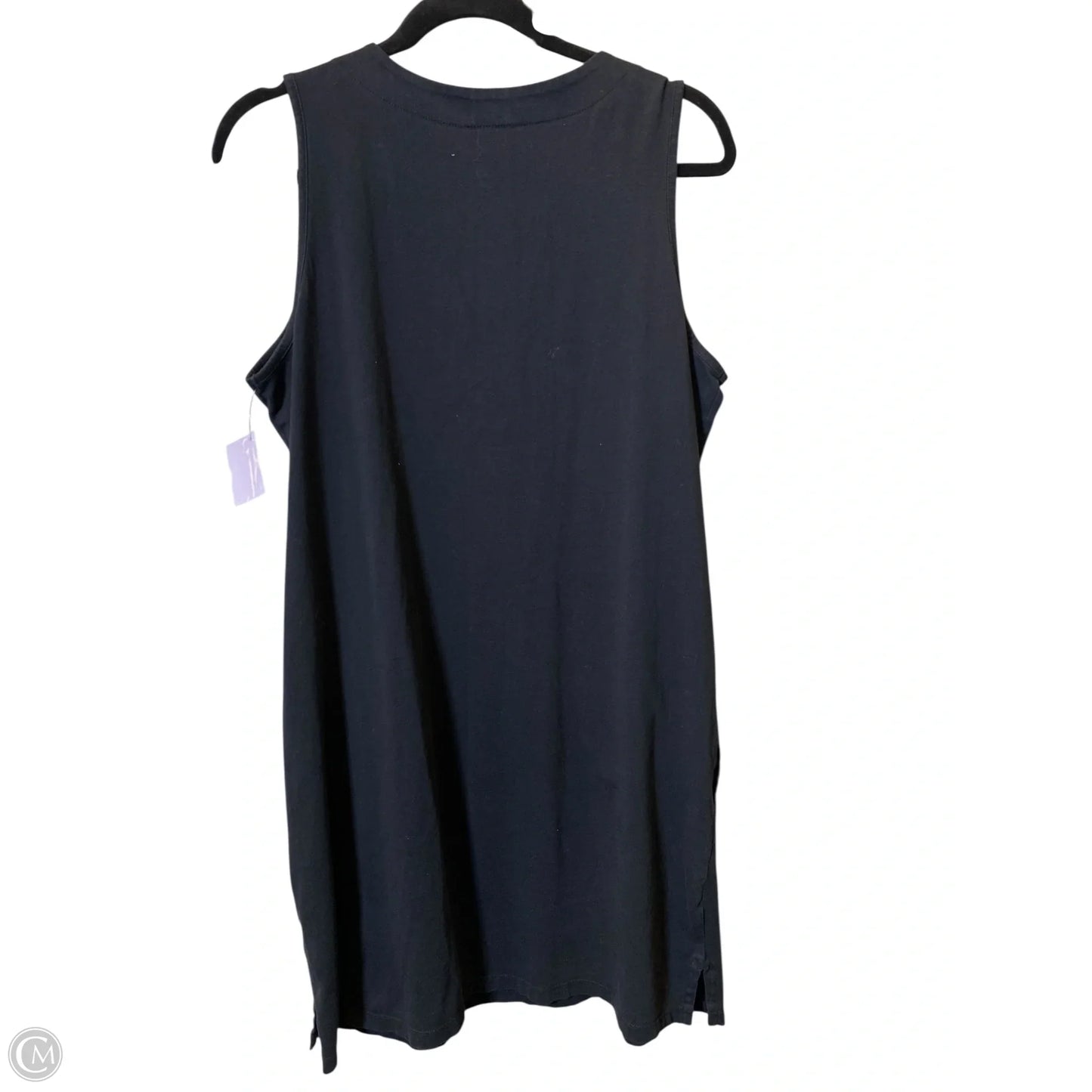 Dress Casual Midi By Lands End In Black, Size: M