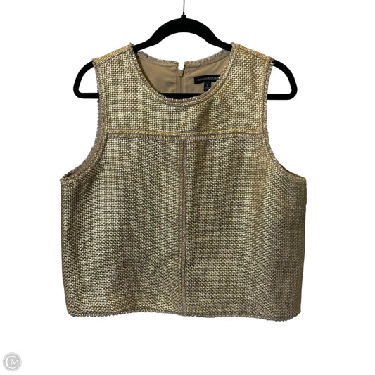 Vest Other By Banana Republic In Gold, Size: L
