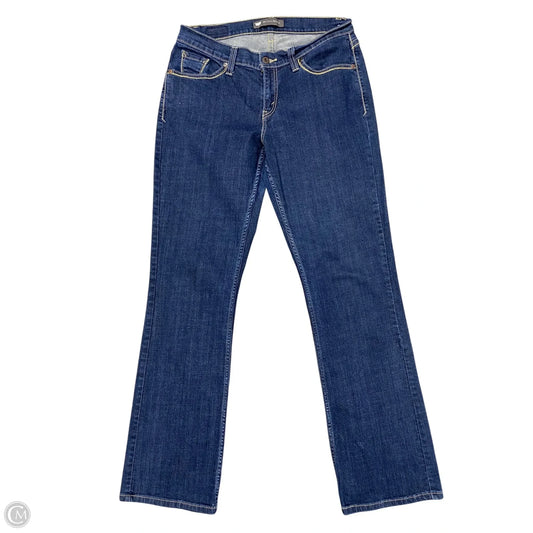 Jeans Boot Cut By Levis In Blue Denim, Size: 12