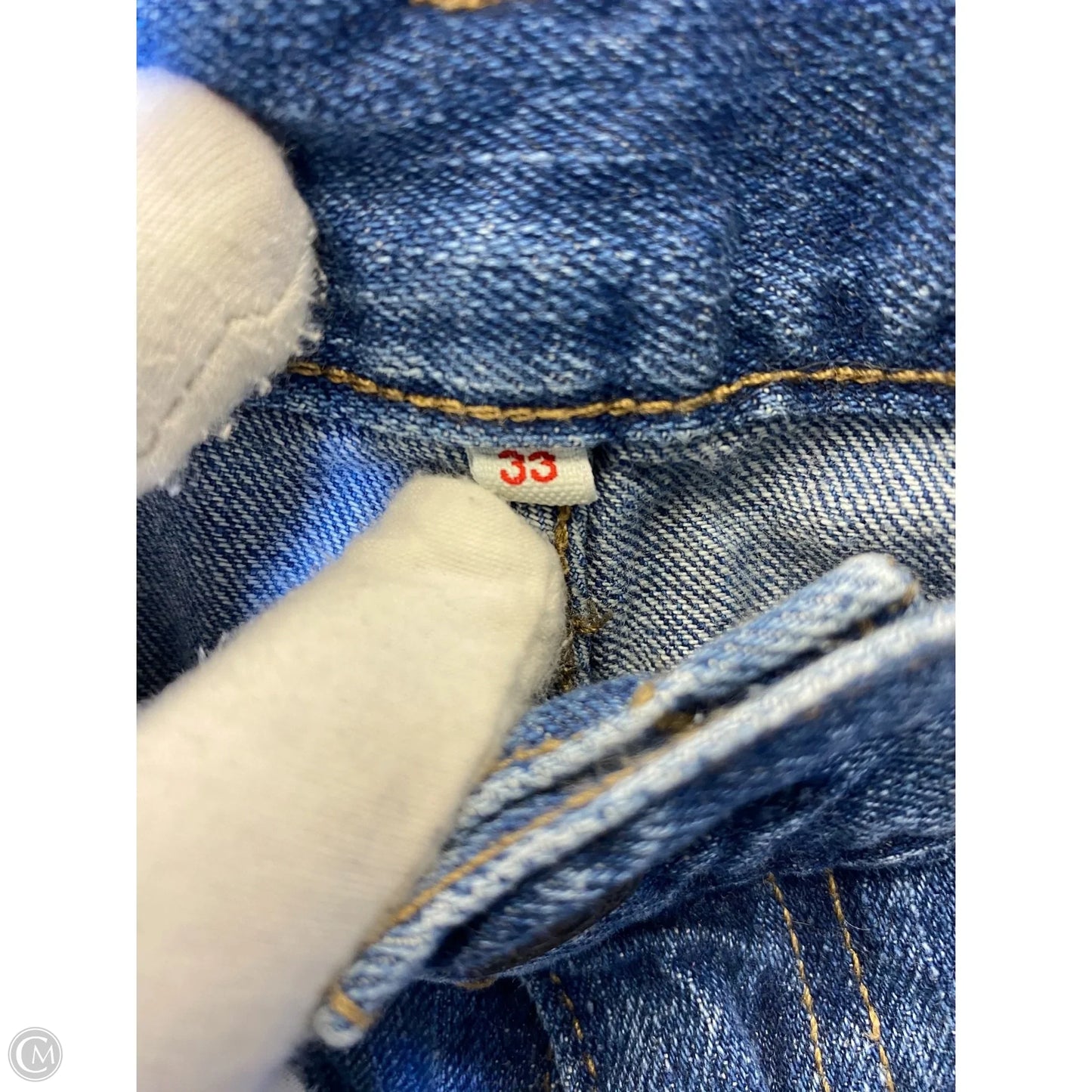 Shorts By Levis In Blue Denim, Size: 16