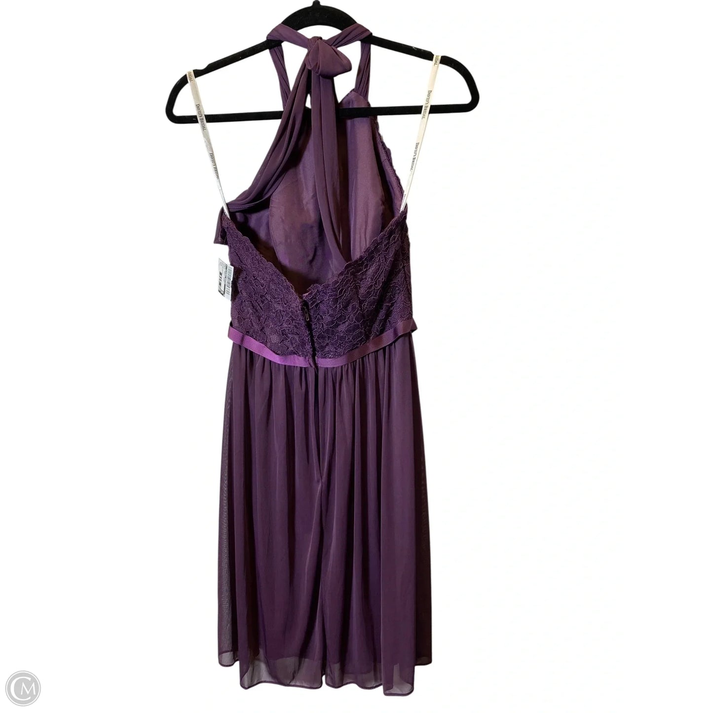 Dress Party Short By David’s Bridal In Purple, Size: S
