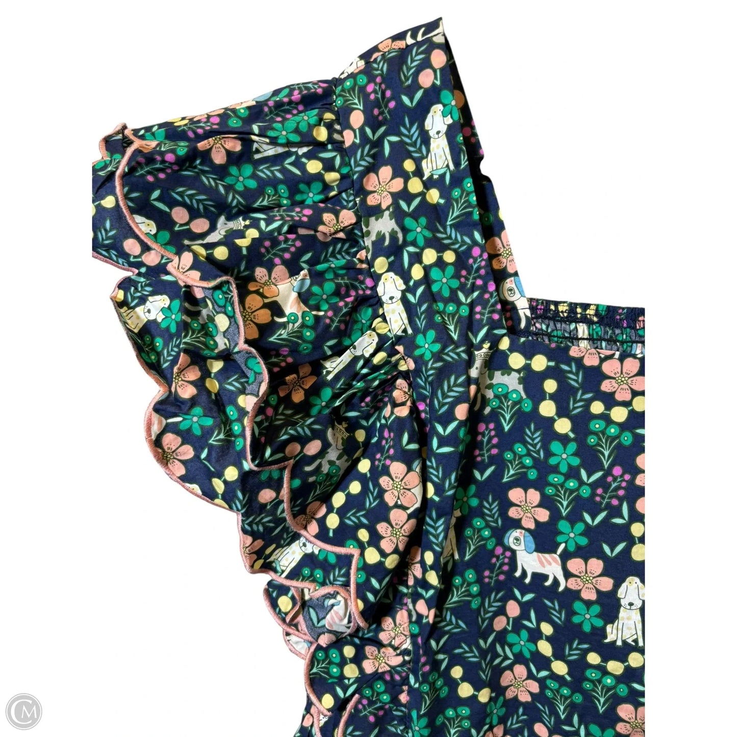 Top Short Sleeve By Oddi In Multi-colored, Size: 2XL