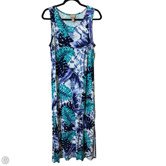 Dress Casual Maxi By Chicos In Multi-colored, Size: M