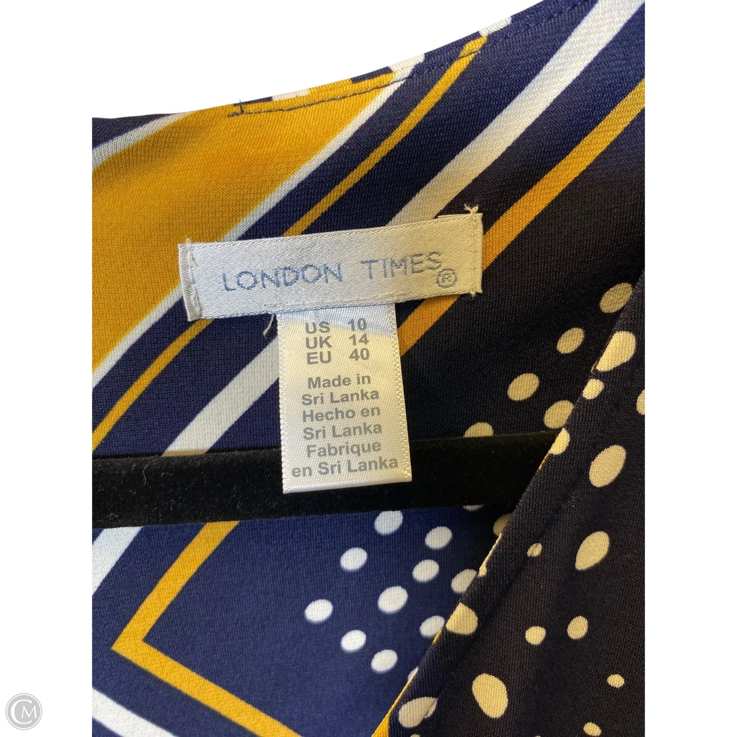 Dress Casual Midi By London In Multi-colored, Size: 10