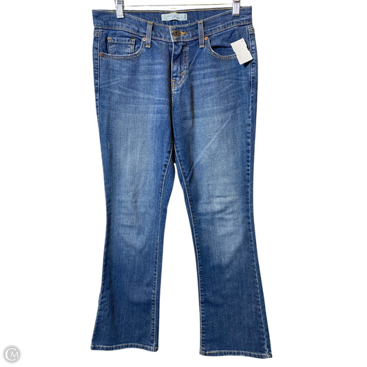 Jeans Boot Cut By Levis In Blue Denim, Size: 4