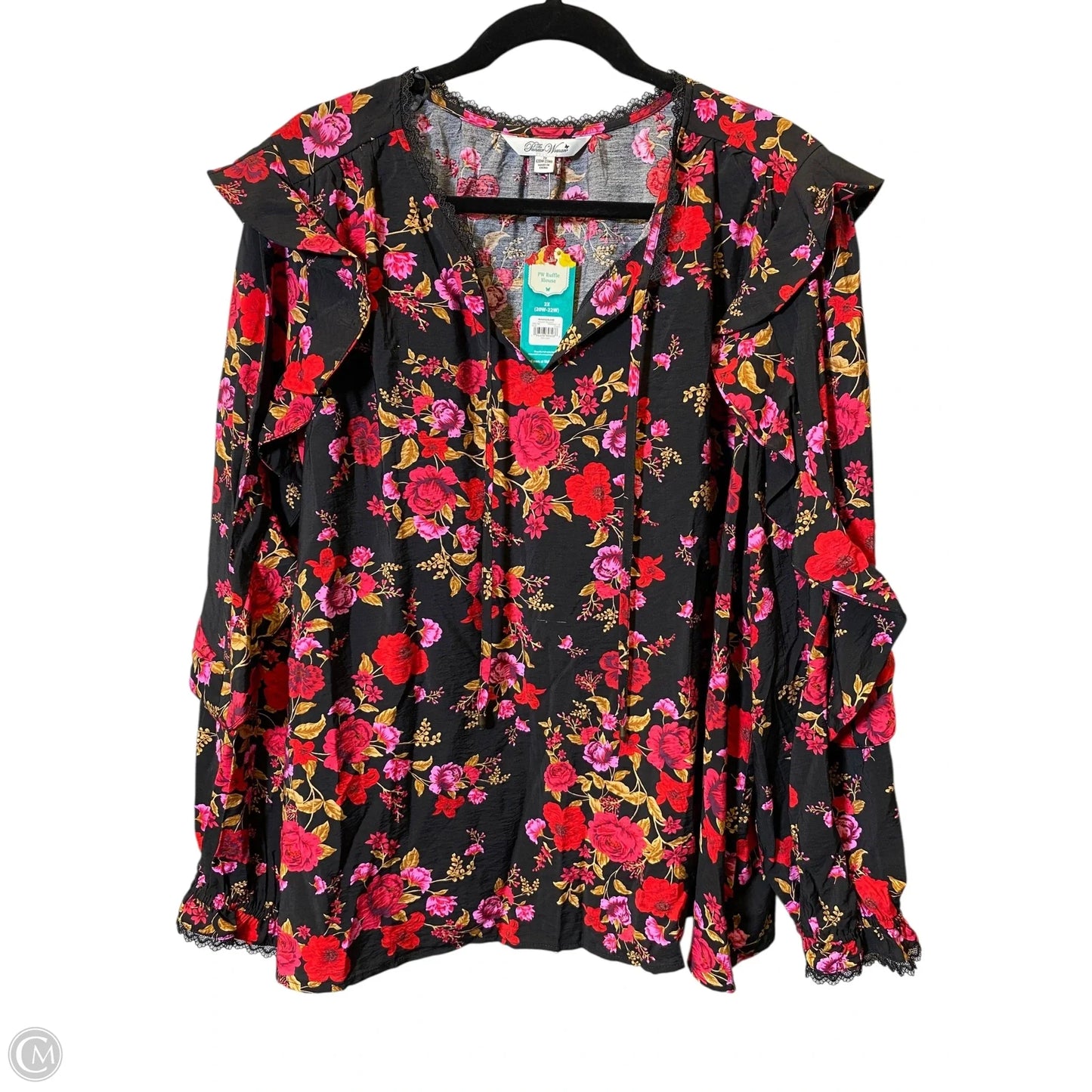 Top Long Sleeve By The Pioneer Woman In Multi-colored, Size: 2x