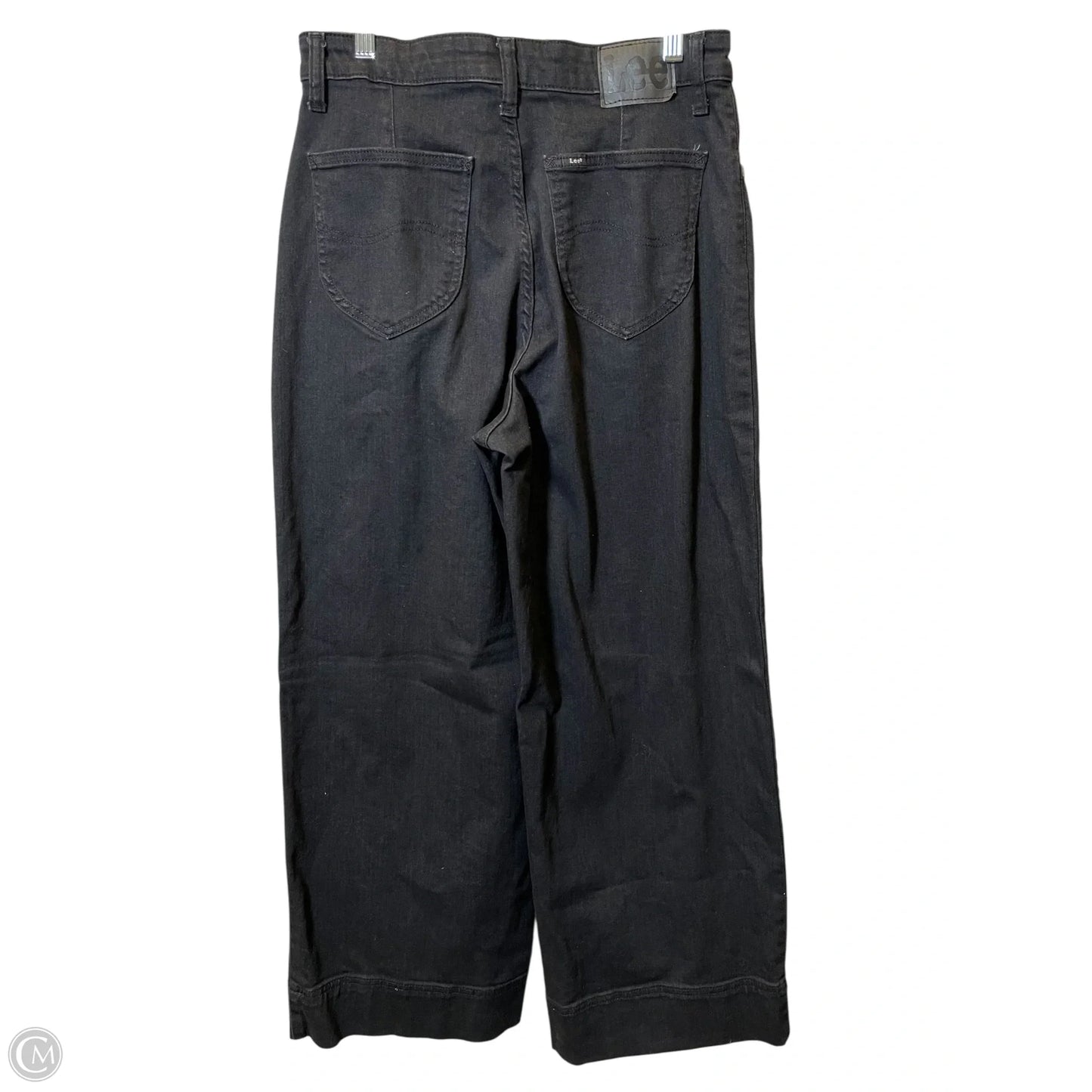 Jeans Wide Leg By Lee In Black, Size: 14