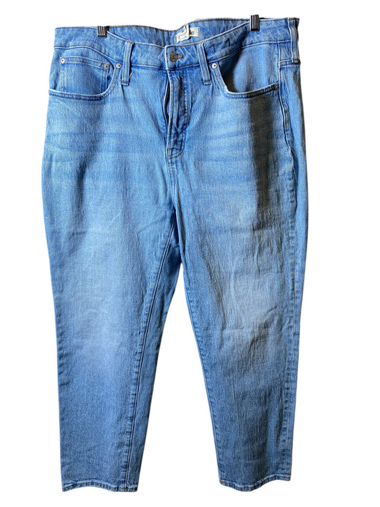 Jeans Skinny By Madewell In Blue Denim, Size: 16