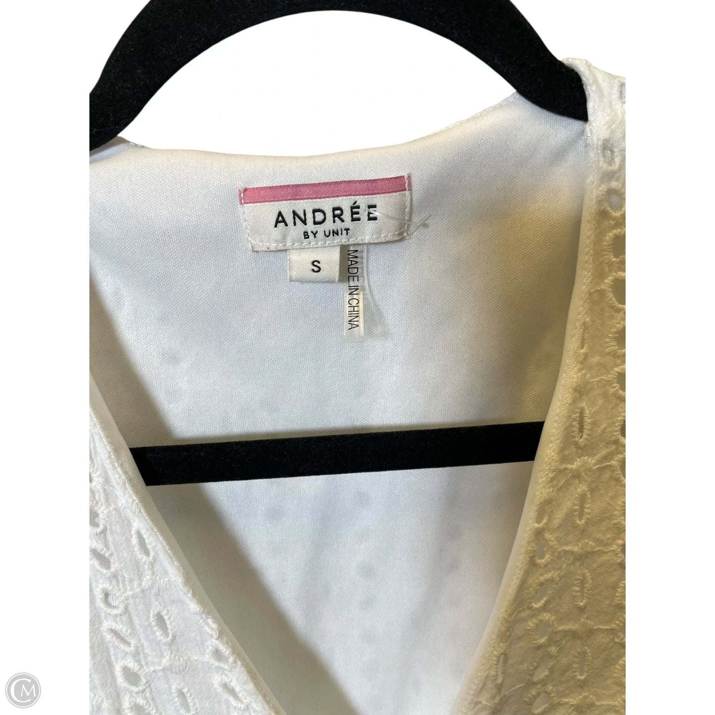 Dress Casual Short By Andree By Unit In White, Size: S