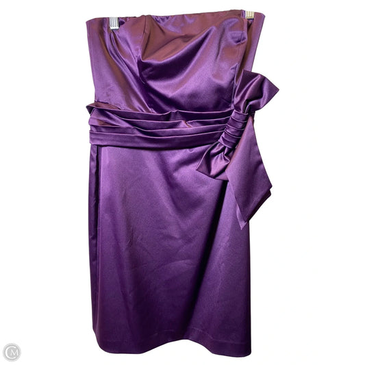 Dress Party Short By Clothes Mentor In Purple, Size: 4