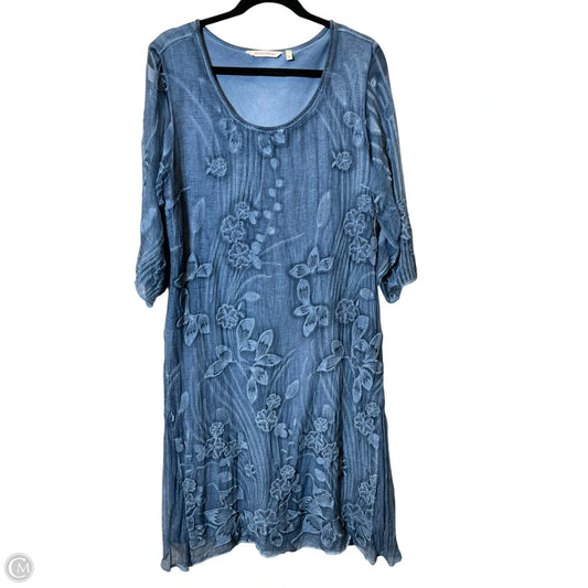 Dress Casual Maxi By Soft Surroundings In Blue, Size: L