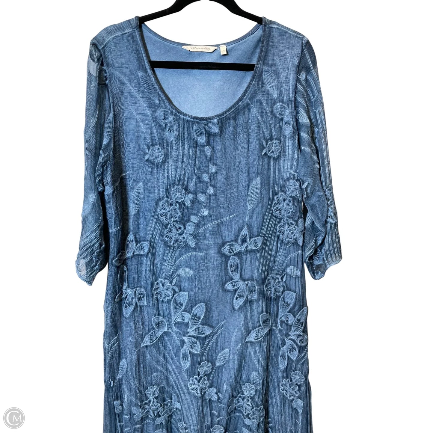 Dress Casual Maxi By Soft Surroundings In Blue, Size: L