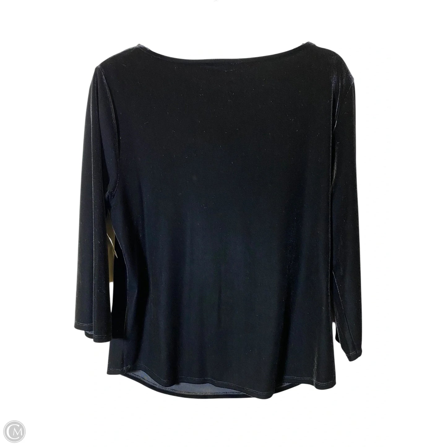 Top Long Sleeve By Coldwater Creek In Black, Size: M
