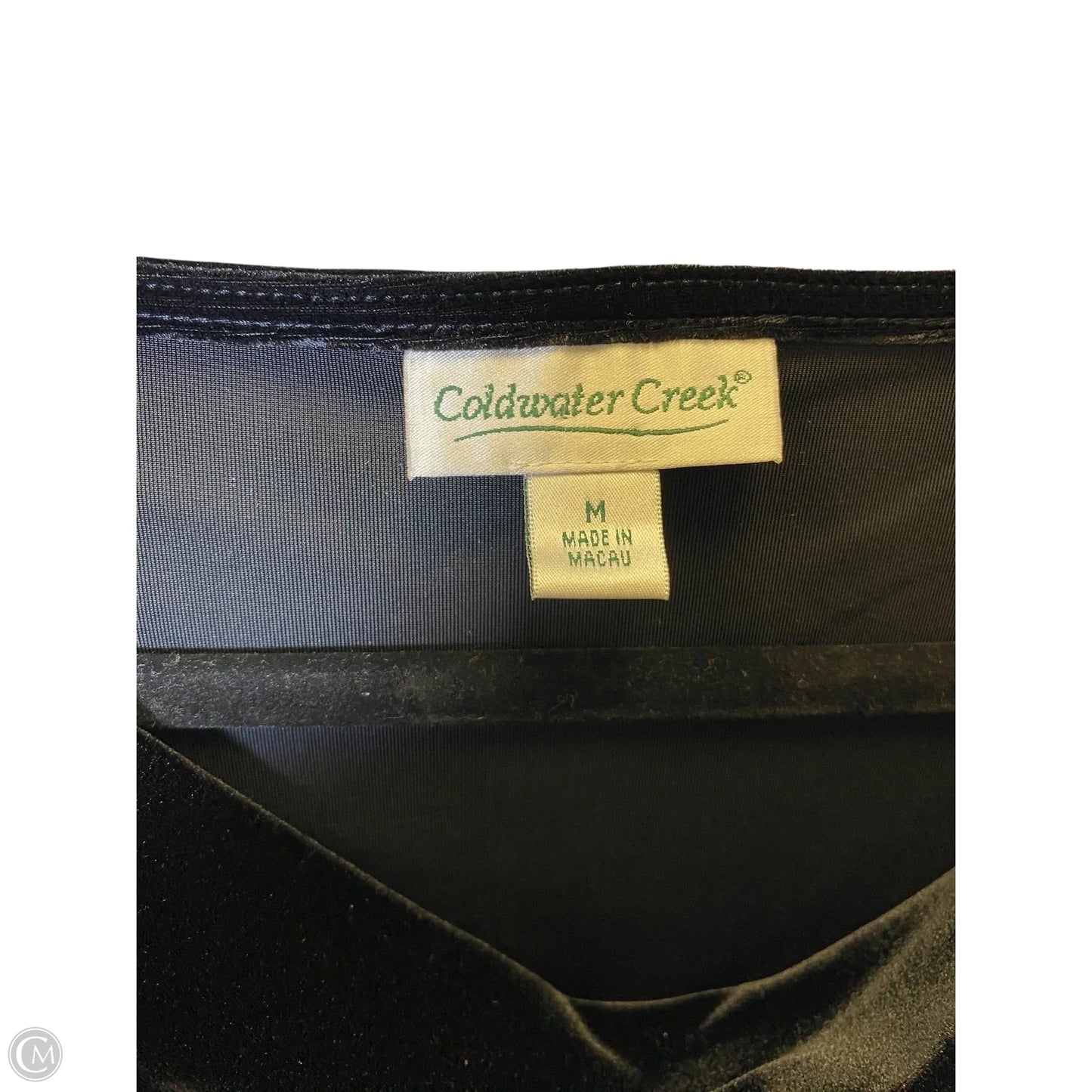 Top Long Sleeve By Coldwater Creek In Black, Size: M