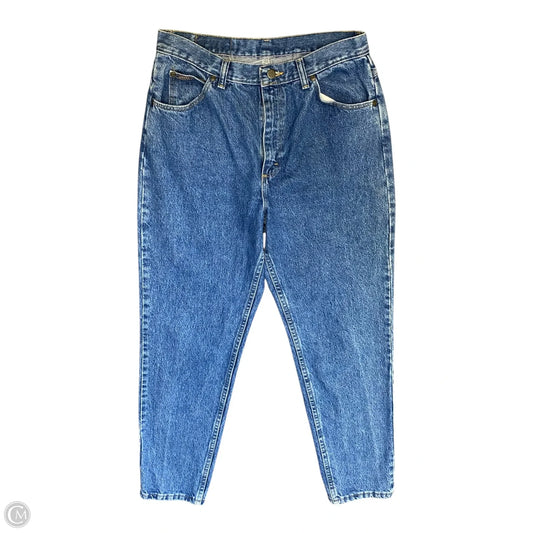 Jeans Straight By Riders In Blue Denim, Size: 12